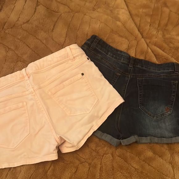Two pairs of short one shorts life in progress and one indigo reign - Picture 2 of 6